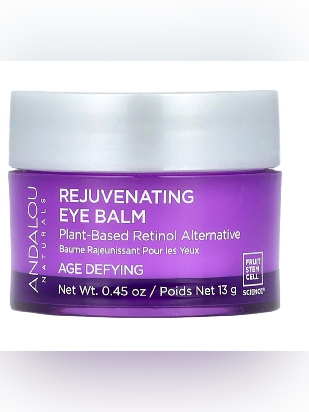NEW Andalou Naturals Age Defying Rejuvenating Plant-Based Retinol Alt Eye Balm